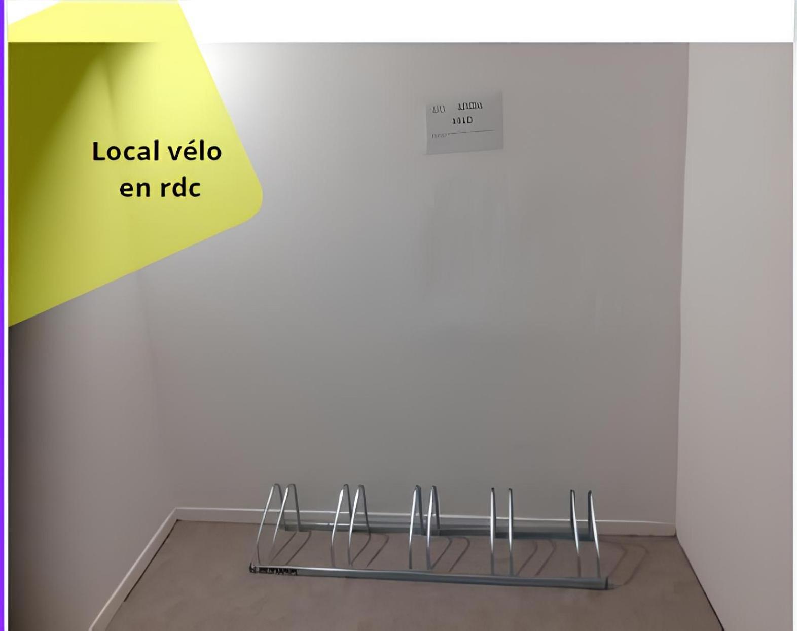 Le Cyan, studio 4min gare et centre ville, local vélo Amiens Extérieur photo